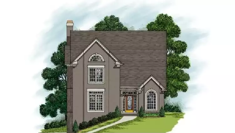 image of large traditional house plan 6326